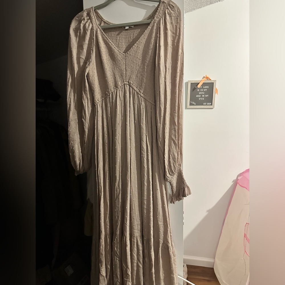 Baltic Born Beige Maxi Dress